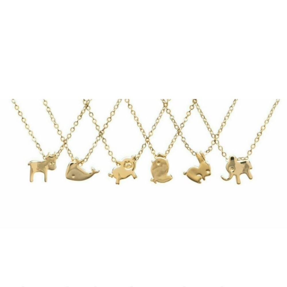 New 6 Pack The Hungry Elephant 14K Gold Bracelets